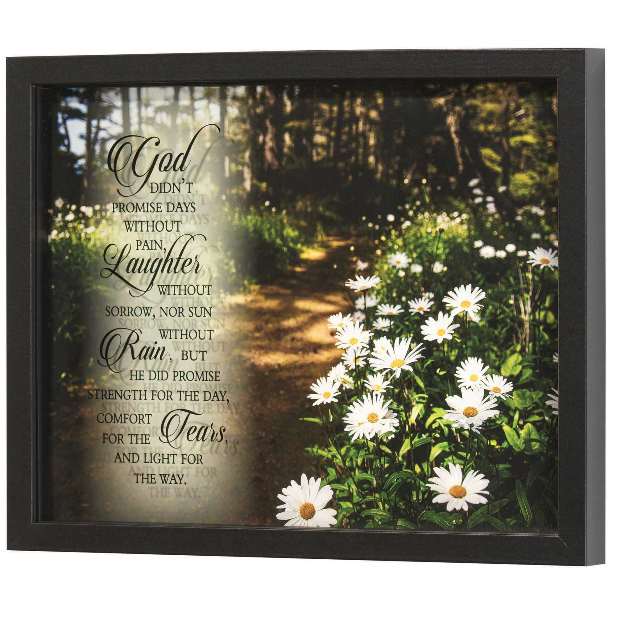 Latitude Run® Framed Wall Art God Didnt Promise 14x11 | Wayfair