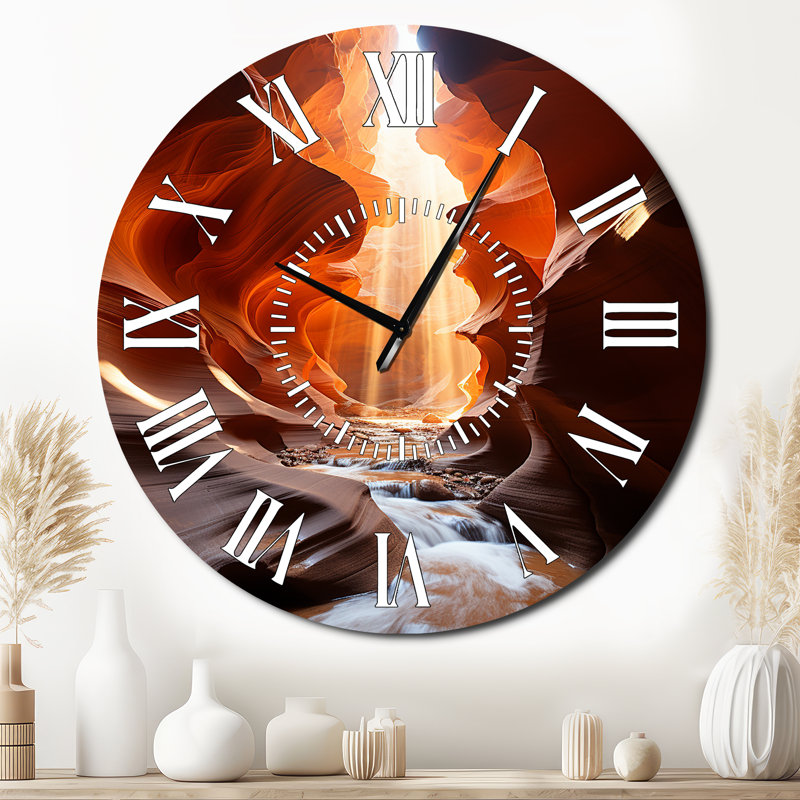 Horloge murale Canyon Antelope Symphony II, Surdimensionné