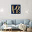 Toile pour chambre à coucher bleu marine-71080141-71080134