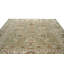 Tapis vert en laine noué à la main 12 x 15 po Oushak