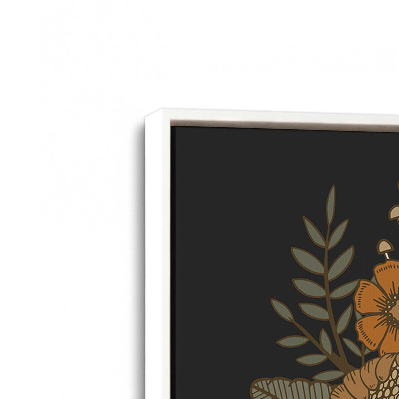 «Autumn Skulls» par Lathe & Quill, reproduction d'art, H 40 po x l 30 po, Impression encadrée sans passe-partout, Blanc