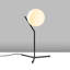 Lampe de table industrielle moderne, corps en métal noir, 13,8 x 11,8 x 20,5 pouces | Abat-jour de 7,9 po de diamètre | Câble de 6,6 pi avec interrupteur marche / arrêt | Compatible avec les ampoules G9 (8 W maximum) | Éclairage de maison élégant pour les espaces contemporains-1684105976