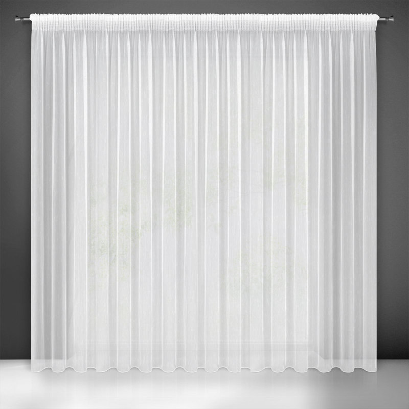 Kathlyne Sheer Curtain Single Panel, 270cm H x 350cm W
