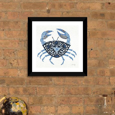 « blue crab art » par cat coquillette-impression sur papier