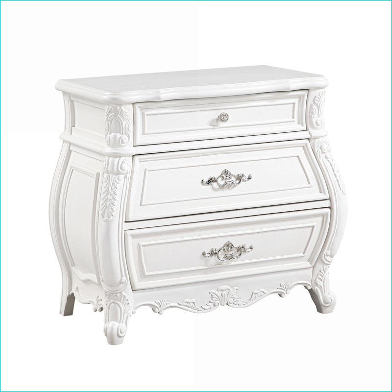 Table de chevet 3 tiroirs Opulence