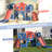 9 In 1 Toddler Slide And Climber Play Set-101253603