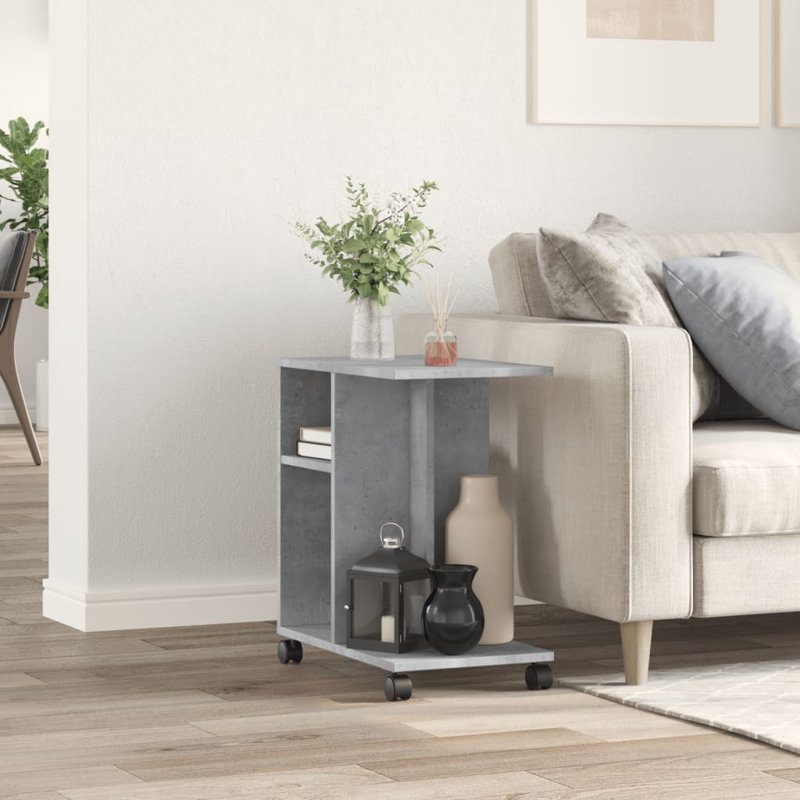 3-6 End Table, Concrete grey