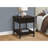Accent Table, 2 Tier Side Table, Square Nightstand, Small Bedside Table