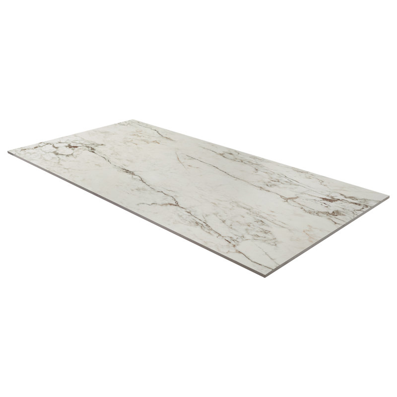 Marfino 24x48 Matte Marble Look Porcelain Tile, Breccia Campraia