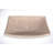 Hispania Home Bora 15.75'' Beige Stone Rectangular Bathroom Sink