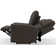 Seibert Top Grain Leather Match Power Zero Gravity Reclining Console Loveseat with Power Headrest