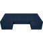 Canapé modulaire en velours Hildick-71011368