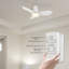 Ventilateur de plafond encastré 3 lumières à DEL 36 pouces Elaise-51677440-25247946