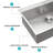 33 Inch Drop In Kitchen Sink - Single Bowl 16 Gauge Stainless Steel | Gift Idea