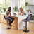 Modern Height Adjustable Swivel Bar Stools Upholstered Leather Barstool Kitchen Island Chairs with Metal Frame-1879254789
