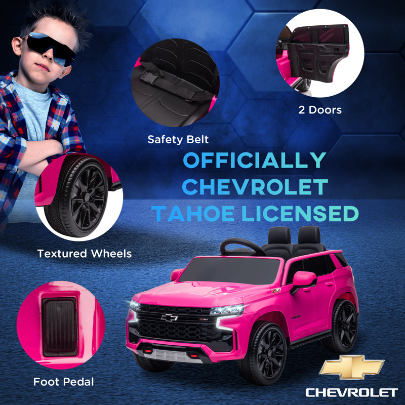 12V White Electric Ride-On Car with Remote Control
