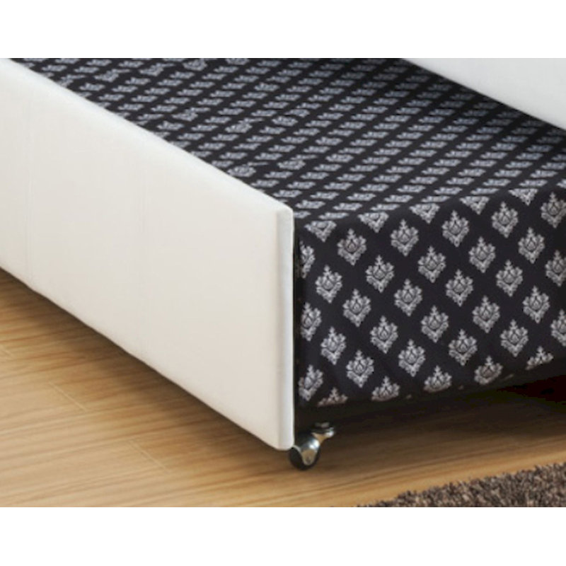 Fredie Vegan Leather Bed, Double