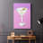 Neon Martini -Gallery Wrapped Cavas-1743541003