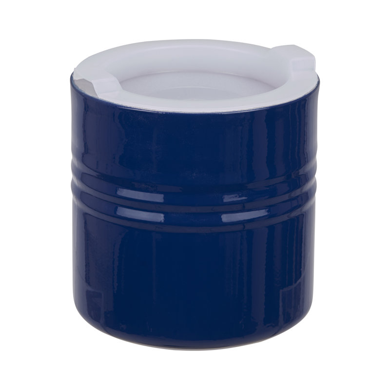 Bon Chef Stainless Steel Salad Bowl, Cobalt Blue