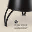 Tapered Steel Smokeless Outdoor Fireplace
