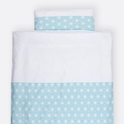 Weiße Diamante Cotton Geometric Shapes Duvet Cover Set with Pillowcases