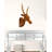 Brown Solid Wood Elk Wall Decor