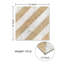 12" x 12" White & Gray Waterjet Marble Tile, Polished Natural Stone Floor & Wall Tile, 8 Pieces-133761990