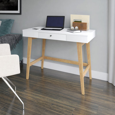 Aprill Solid Wood Base Writing Desk
