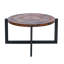 Table en fer et braise