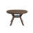 47.24''Round Rubber Wood Dining Table for 4-6 with Wooden Trestle Pedestal Base-1998561751