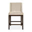 Upholstered Bar Stool with Solid Wood Frame-2144831634