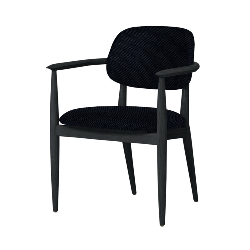 Chaise Slow de Space Copenhagen, Chêne gris, Trio concassé 796