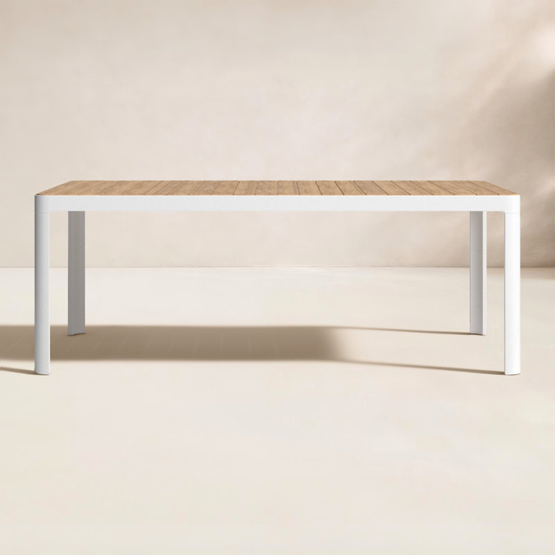 Brix 83" Dining Table, White