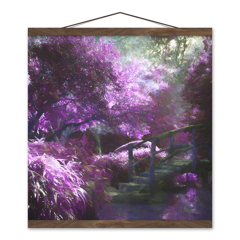 " Purple Bridge " Painting Print