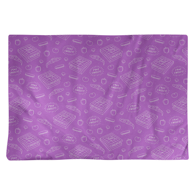 Récapitulatif de coton 18" katelyn elizabeth classic pizza, Violet
