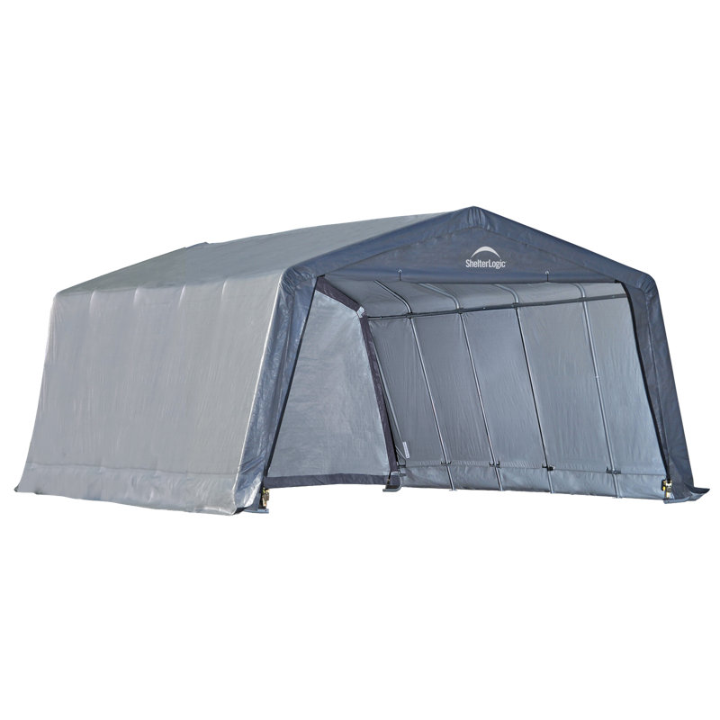 Garage-in-a-Box® Roundtop® Shelter 12 X 20 Ft., 8'6" H x 12'3" W x 20' D