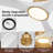 52-inch ceiling fan with light and remote control, quiet DC motor, dimmable LED light, 3 solid wood blades, 6-speed reversible fan, suitable for indoor home use-111884427-111884431-111884429