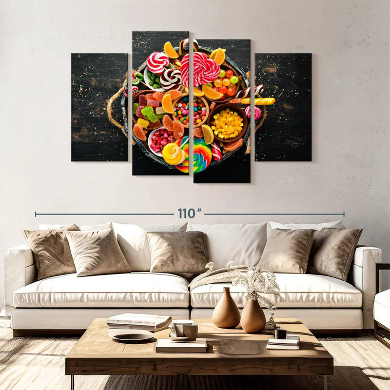 Yarlin Sweets Overload, 54" H x 84" W