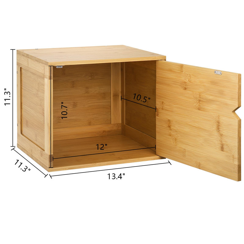 Cube Storage Organizer, Bamboo Cube Bookshelf, Stackable Connect Storage Cube Cubby Organizer With Door, Stackable Cubes Bin