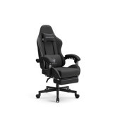 Dowinx Adjustable Reclining Ergonomic Swiveling PC & Racing Game Chair with Footrest