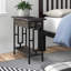 Table de bout avec rangement Hazlett