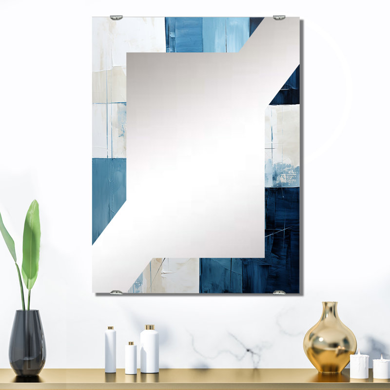 Miroir mural Nautical White, 32 po x 24 po
