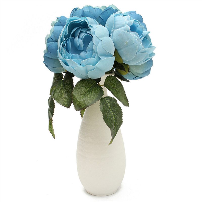 Silk Hydrangea Arrangement, Blue