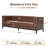 91'' Chenille Velvet Living Room Sofa-221011650