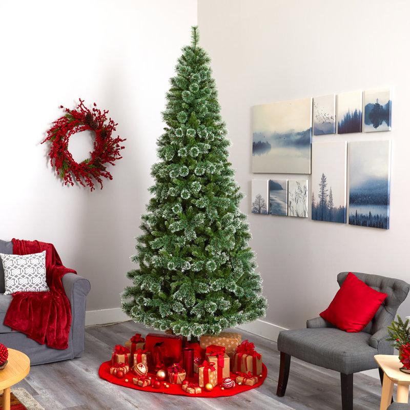 Lighted Artificial Christmas Tree, 6' H