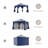 Yardgrace 12'x12' Soft-top Double-Roofed Steel Patio Gazebo-122435060