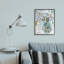 «Blue Pastel Floral Bouquet» par Kait Roberts - impression d'art graphique-589288384-589288399