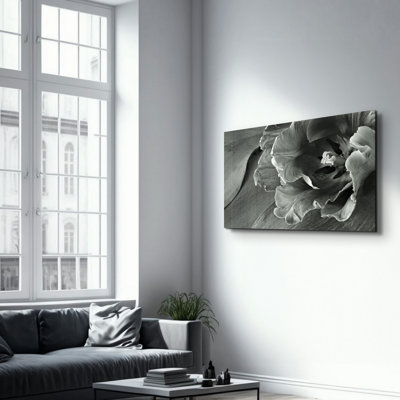 Peinture murale élégante en verre trempé Lekeya, 13,8 x 21,7 pouces | 100% verre trempé, épaisseur: 0,16 pouce | Imprimé UV pour des couleurs éclatantes | Parfait pour la décoration intérieure, le salon et les espaces de bureau