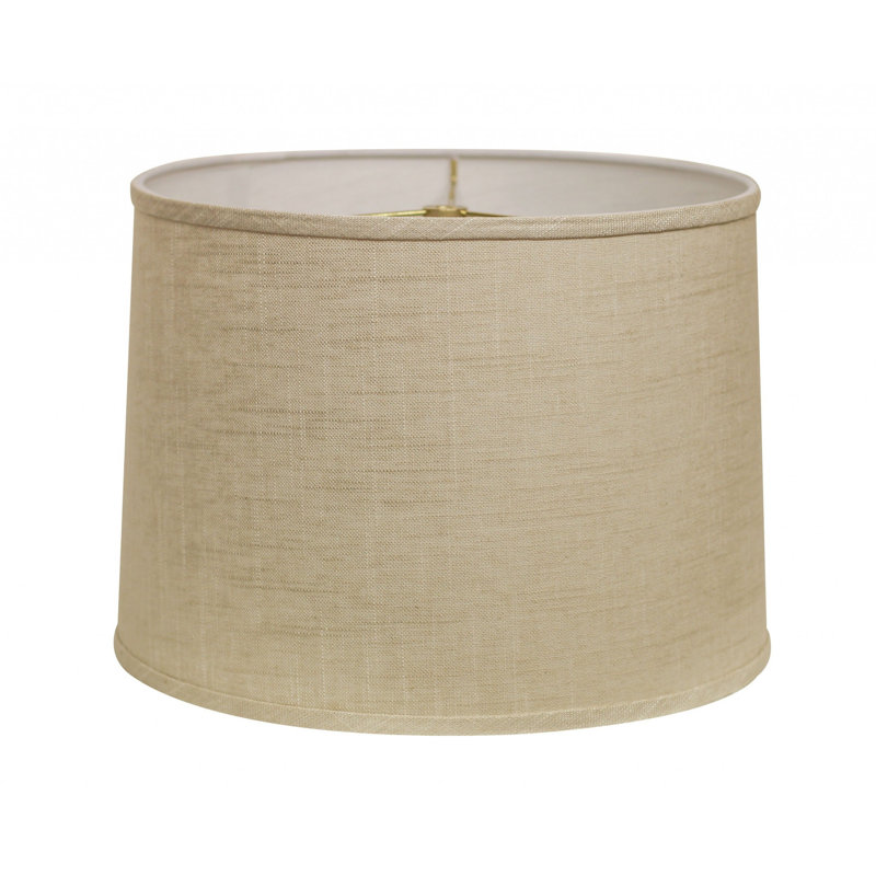 Light Yellow Linen Drum Lamp Shade