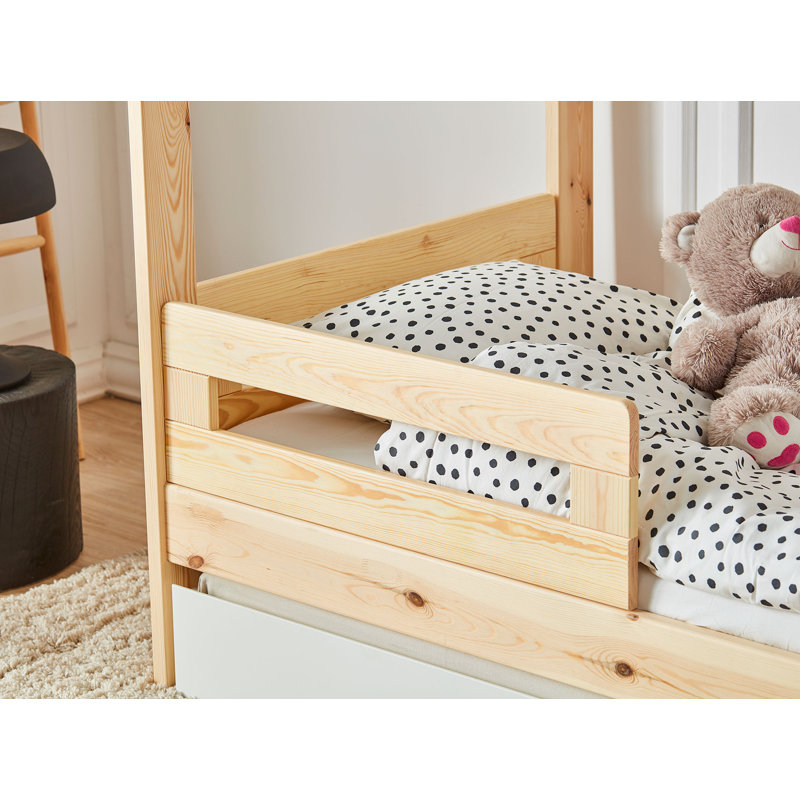 Gladys Side Rails, Varnish, 18cm H x 25cm W x 78.6cm L